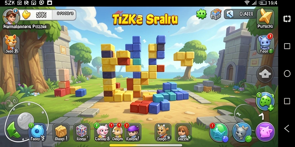 Tampilan gameplay seru dari 5ZK yang penuh teka-teki.