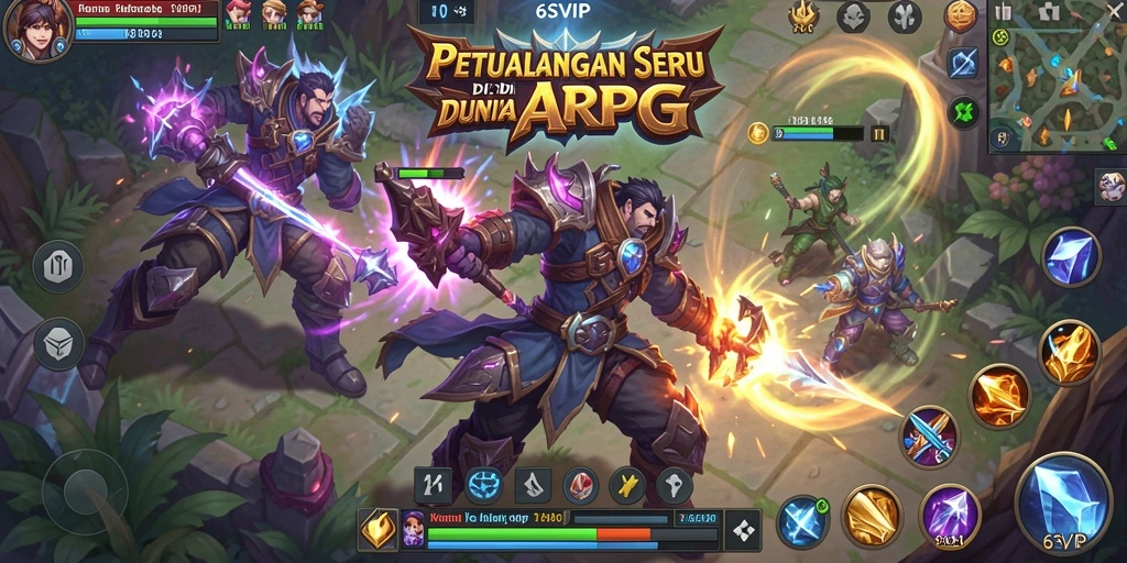 Screenshot utama dari gameplay ARPG di 6SVIP.