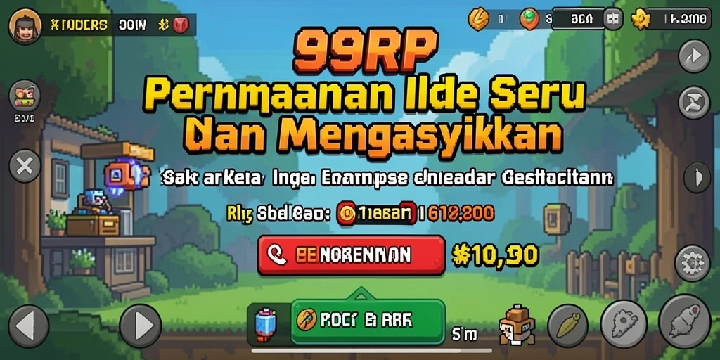 Gameplay Idle yang menarik dan penuh warna di 99RP.