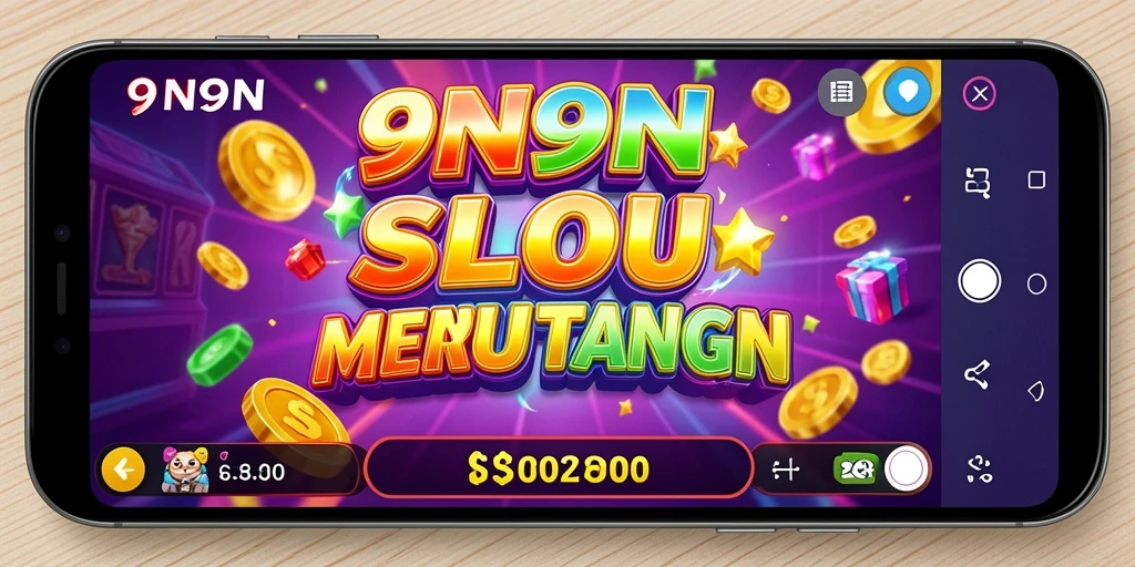 Screenshot gameplay 9N9N menampilkan suasana slot yang menarik.