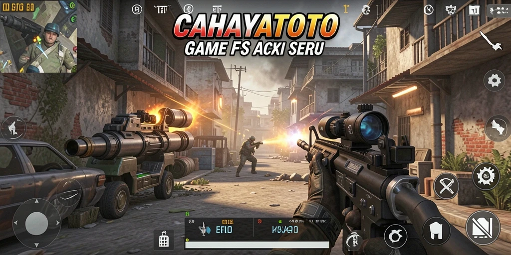 Tangkapan layar gameplay CAHAYATOTO yang penuh aksi dan seru.