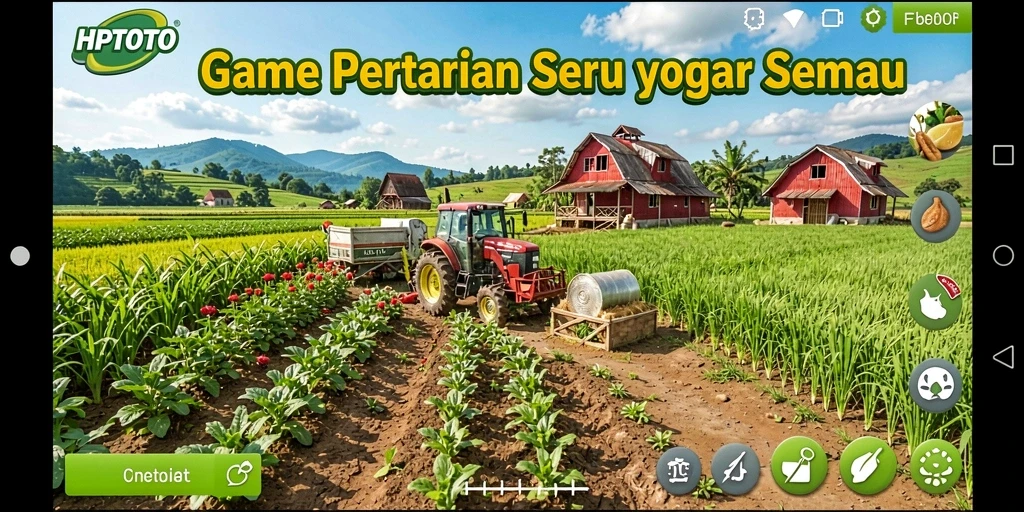 Tampilan gameplay HPTOTO yang memukau dan interaktif dalam bertani.