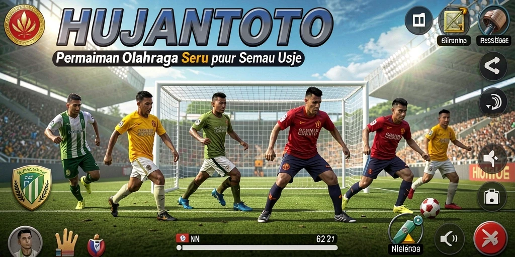 Gameplay HUJANTOTO yang penuh aksi dan seru.