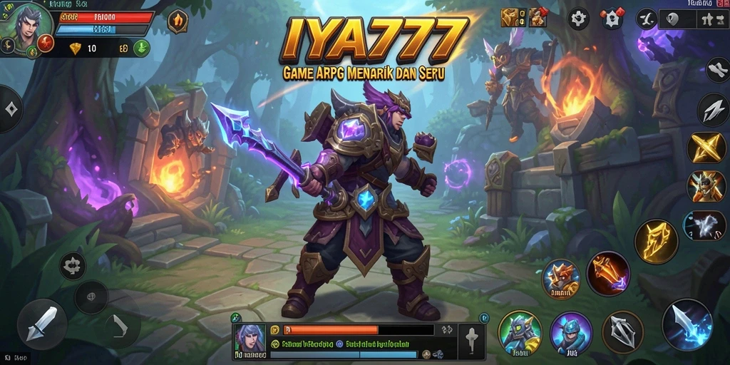 Tangkapan layar spektakuler dari gameplay ARPG di IYA777.