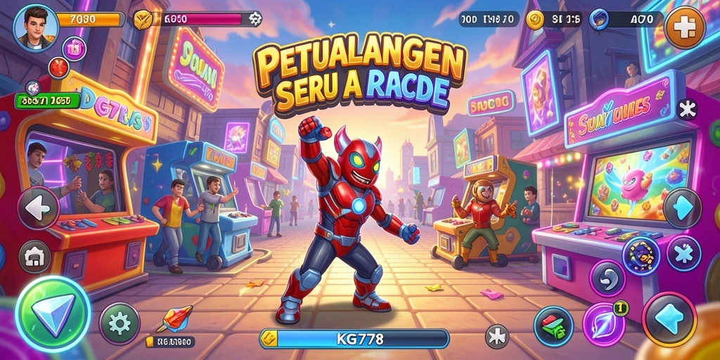 Tampilkan gameplay menegangkan di KG778 yang penuh warna.