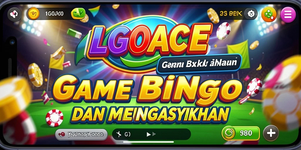Gameplay LGOACE menampilkan keseruan permainan Bingo yang menantang.