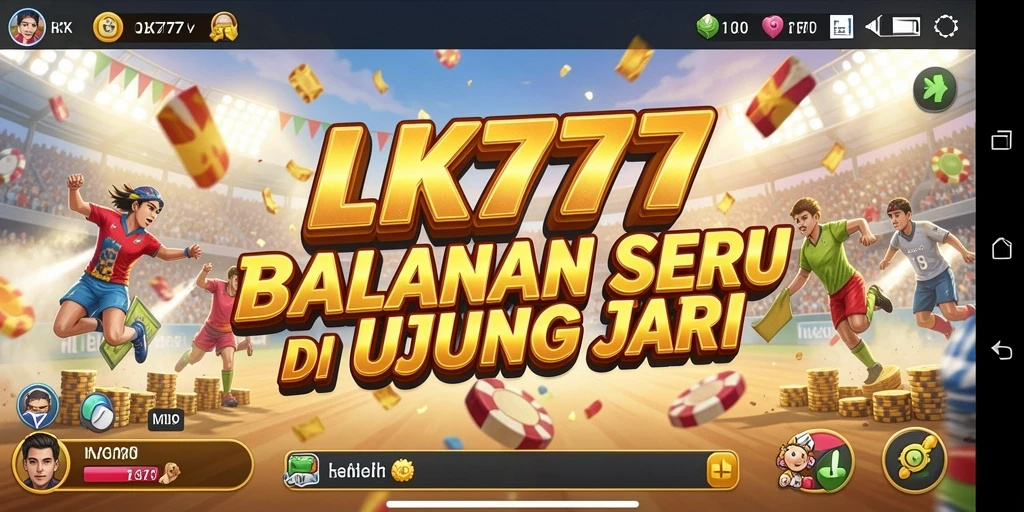 Tampilan seru gameplay LK777 saat balapan di lintasan menantang.