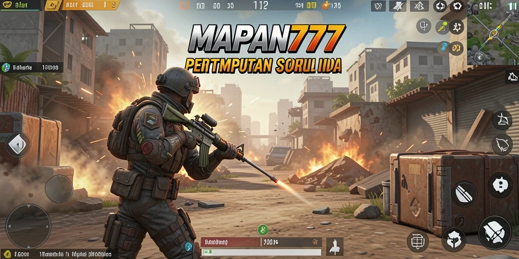 Tampilan seru aksi pertempuran dalam gameplay MAPAN777.