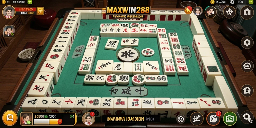 Tampilan menarik dari gameplay Mahjong di MAXWIN288.