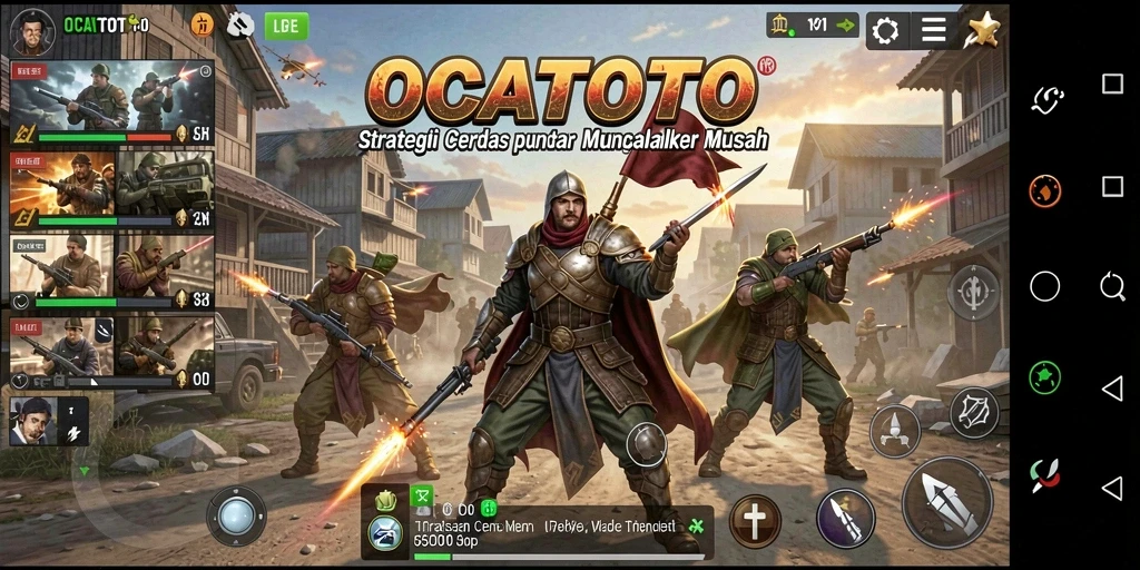 Screenshot menunjukkan gameplay intens dan strategi yang dalam.