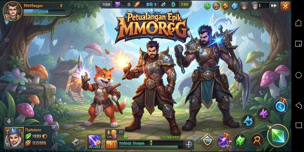 Tampilan gameplay RI889 yang menakjubkan dalam dunia MMORPG.