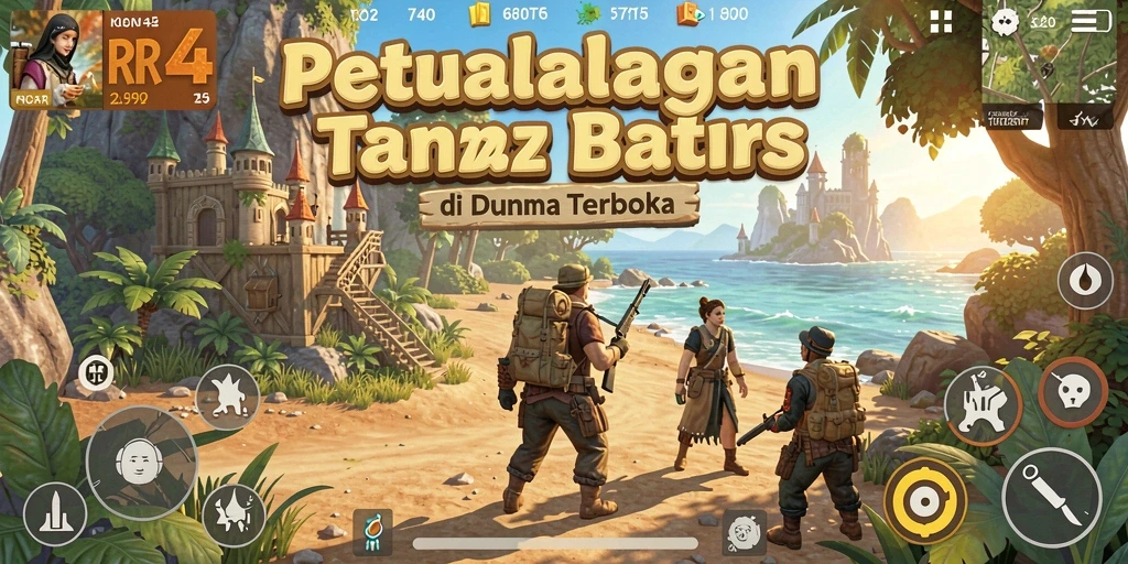 Tampilan screenshot gameplay RR44 yang menunjukkan keindahan dunia terbuka.