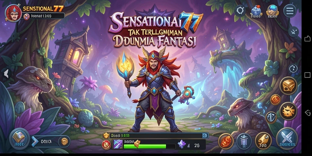 Screenshot SENSATIONAL77 menampilkan aksi seru dalam petualangan.